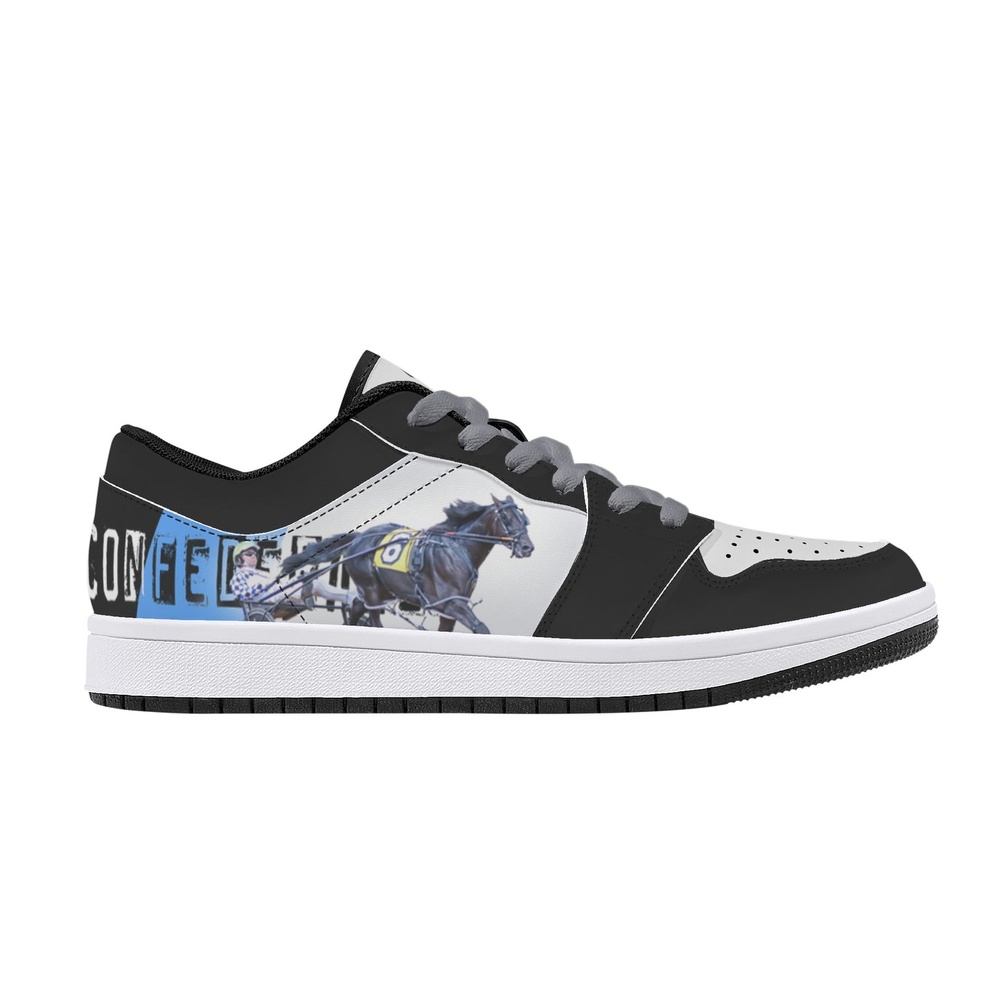 CONFEDERATE Mens Low Top Leather Sneakers