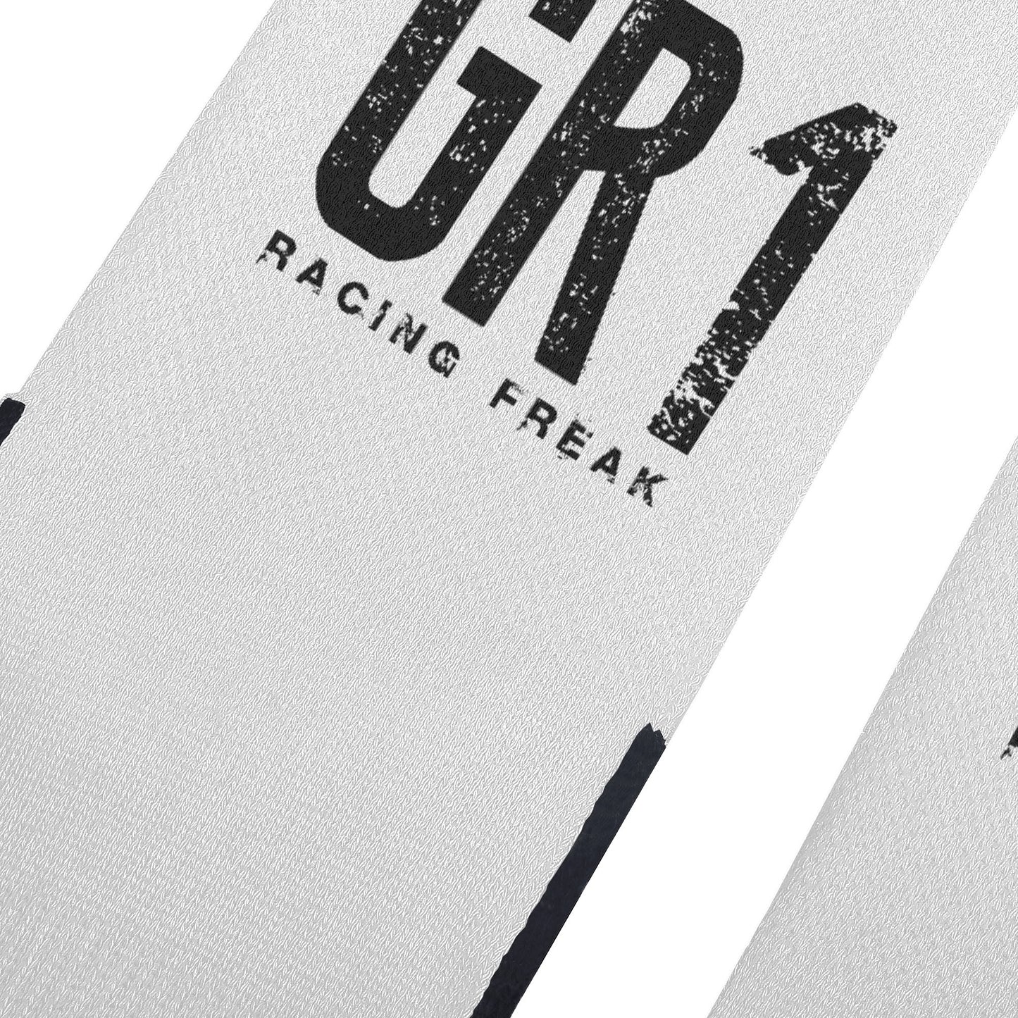 Polyester & Cotton GR1 Racing Freak Crew Socks - Ideal for Sports & Fashion, Reinforced Heel and Toe, Seamless Toe