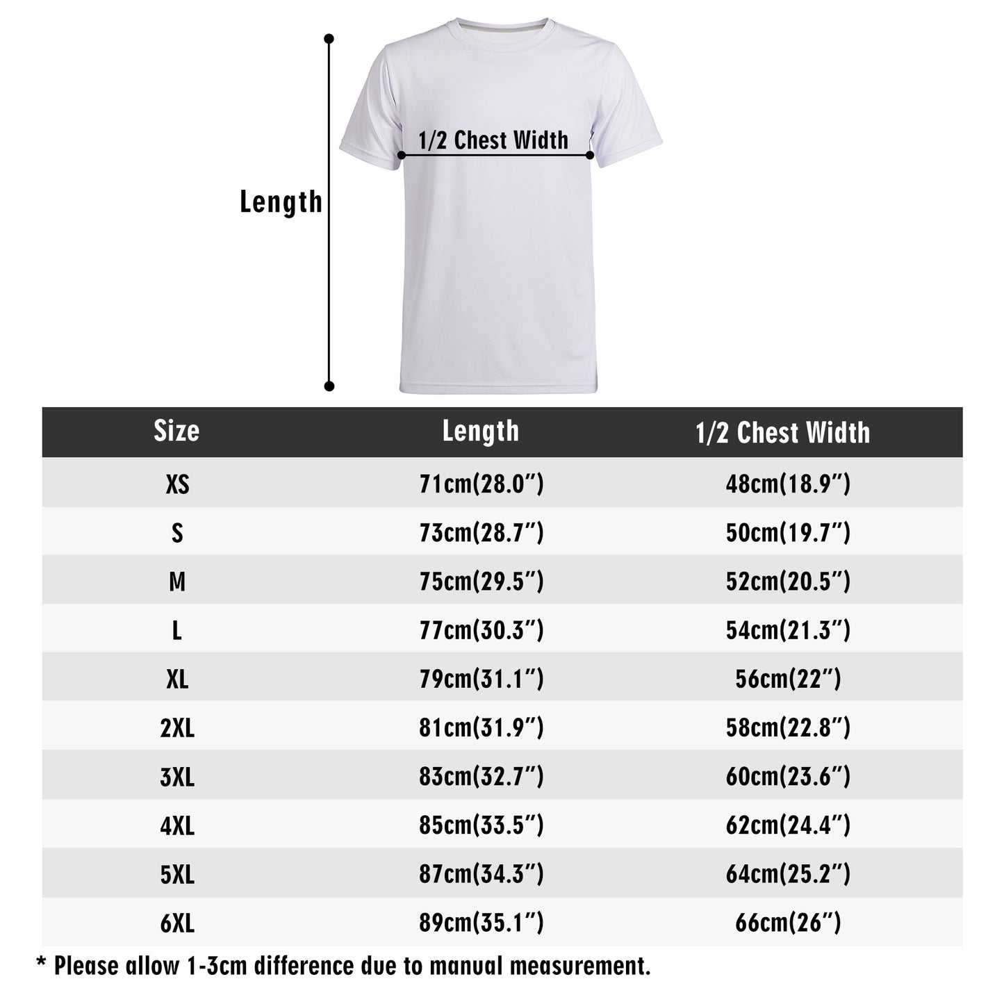 Mens All Over Print Staple T-Shirt