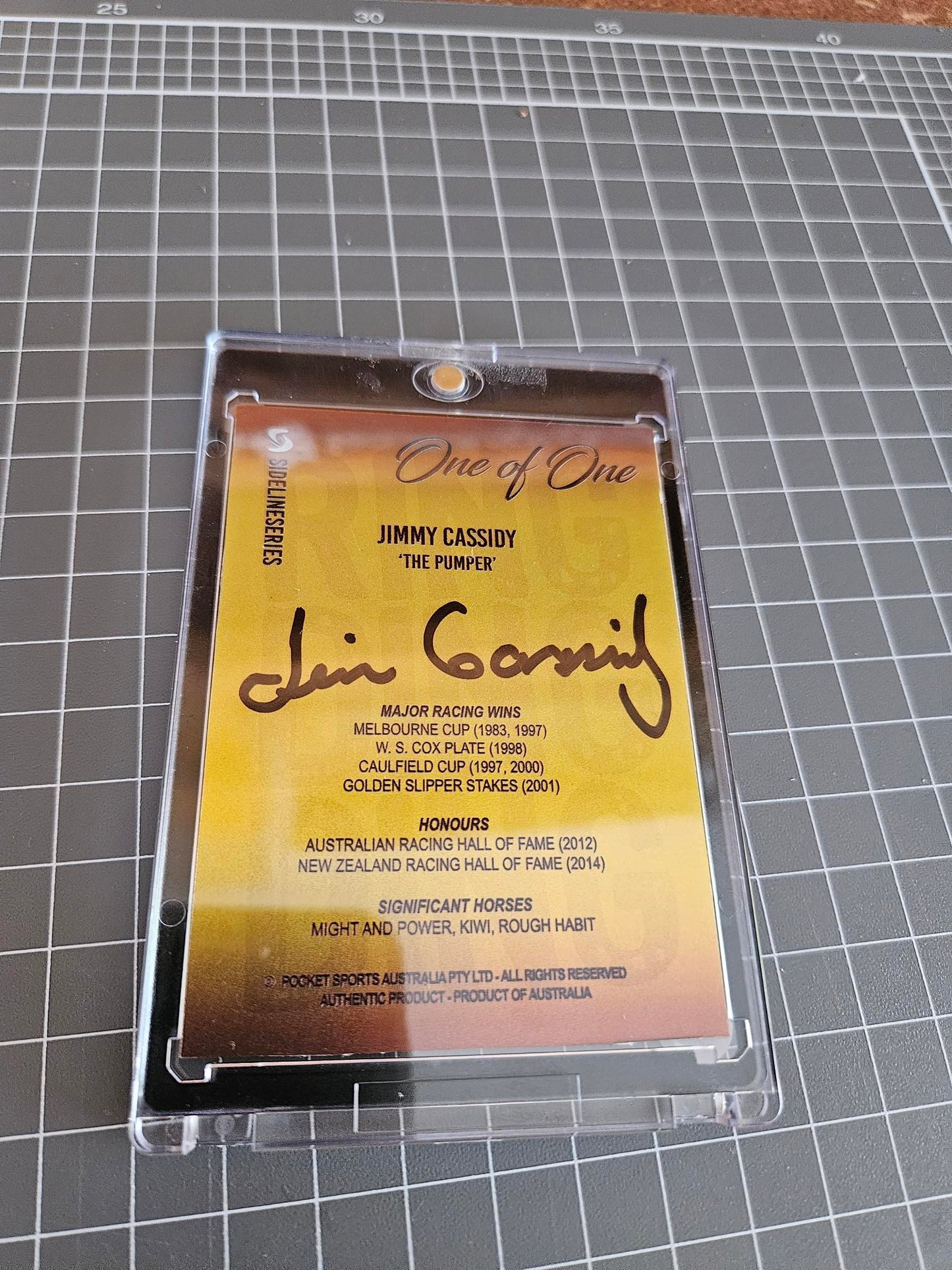 Might and Power One of One - Jimmy Cassidy AUTO
