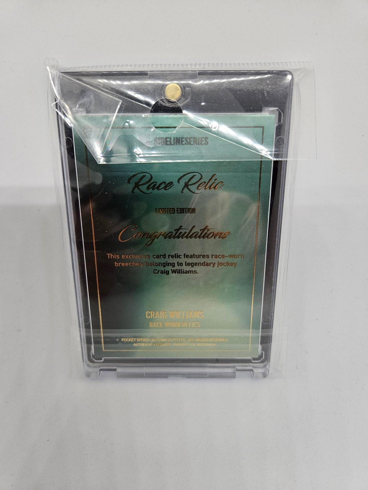 Race Relic #4 // Craig Williams {One of One} AU patch