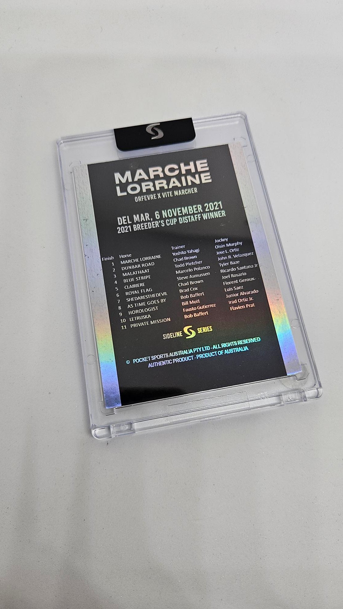 Marche Lorraine Rainbow Holofoil Trading Card
