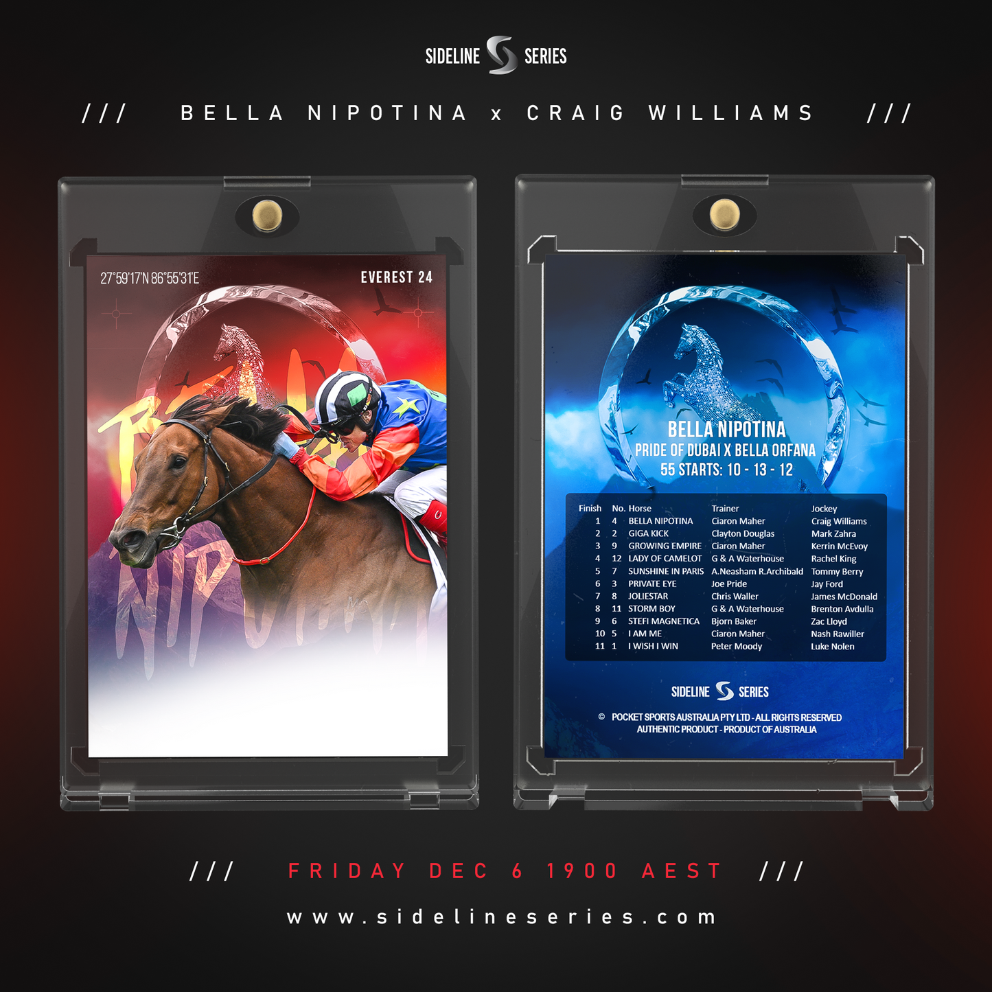 Bella Nipotina X Craig Williams AUTO