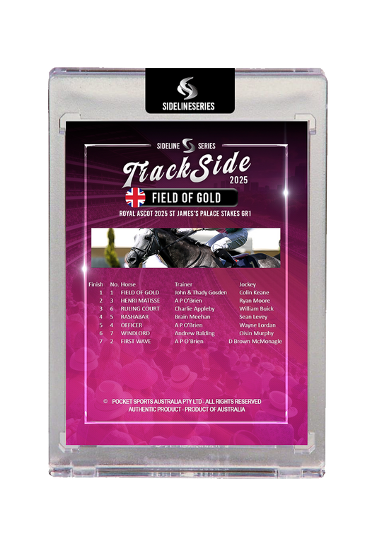 TrackSide25 FIELD OF GOLD Ascot 25 St James's Palace Stakes winner