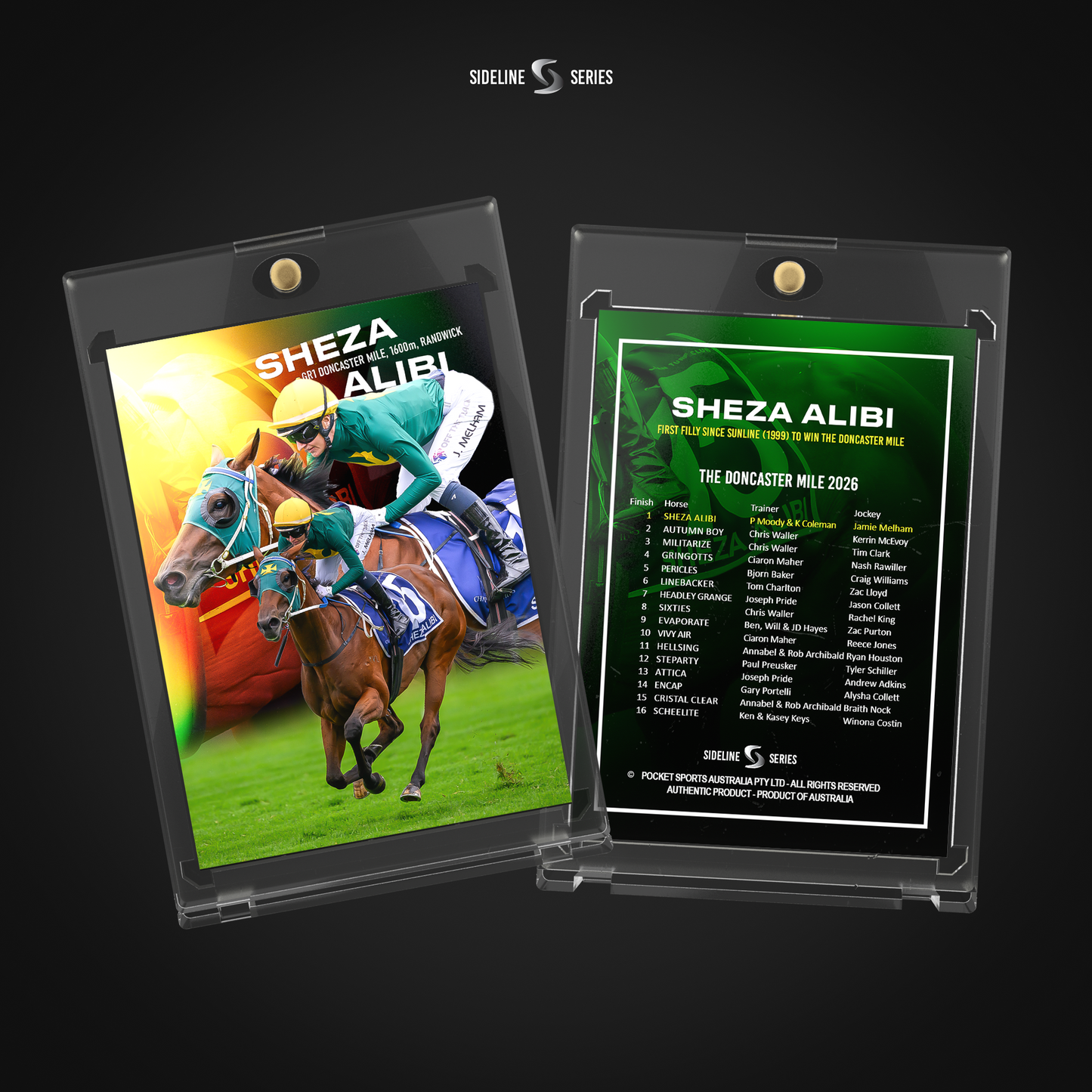 Sheza Alibi - The Doncaster Mile (pre-order) card #1