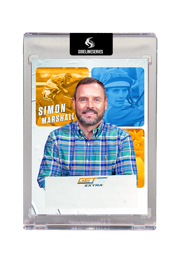 GetOn Extra host, Simon Marshall collectible card