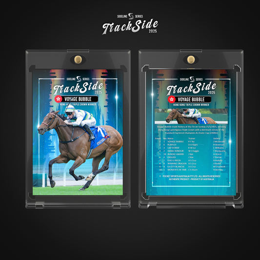 Trackside 25 HONG KONG- VOYAGE BUBBLE Triple Crown winner!