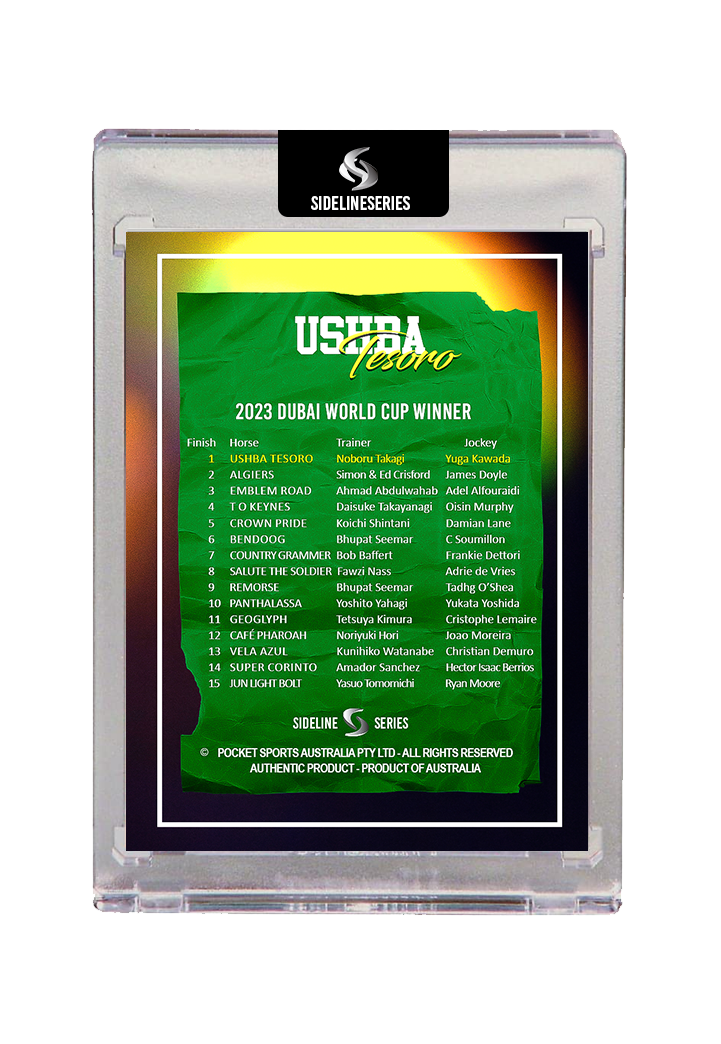 Ushba Tesoro - Dubai World Cup Winner 2023 - BASE card // 50