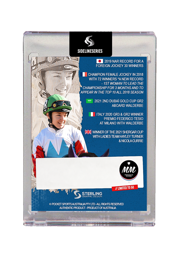 Mickaelle Michel GOLD AUTO edition - includes free stand base