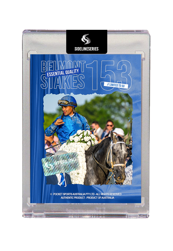 Essential Quality x Luis Saez BELMONT STAKES win