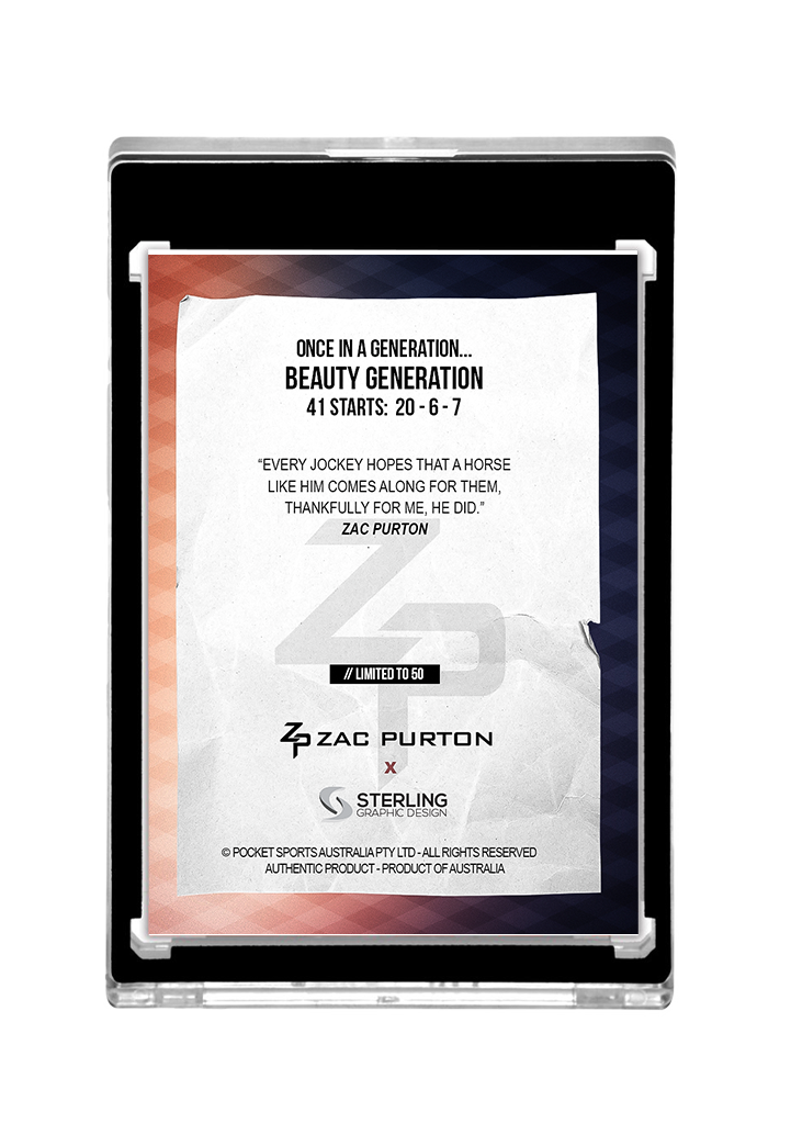 Beauty Generation x Zac Purton - AUTOGRAPH edition