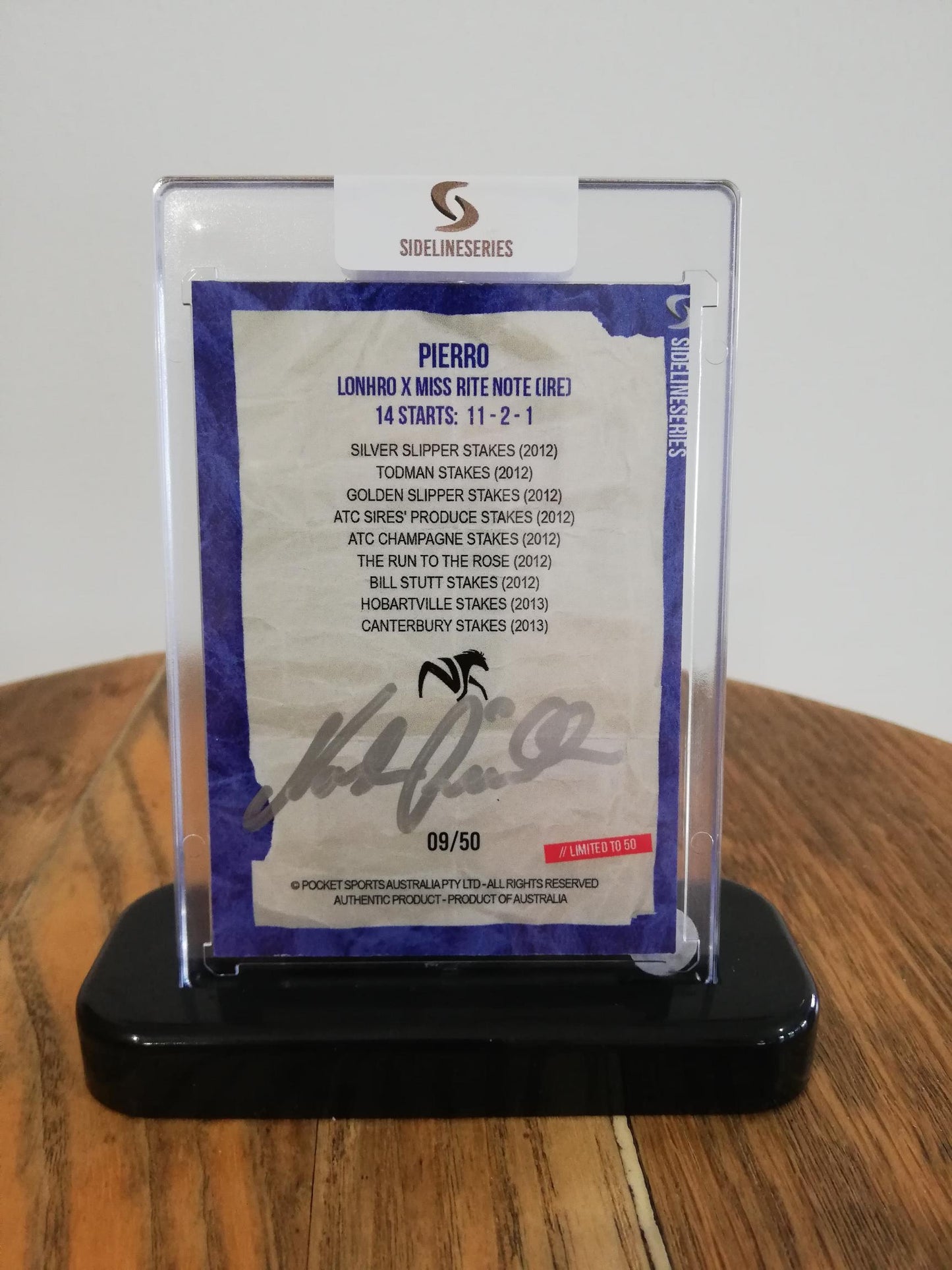 PIERRO SILVER AUTO edition - includes free stand base