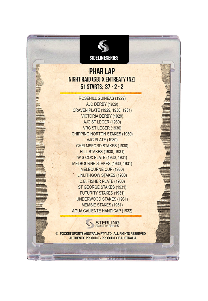 Phar Lap Vintage design