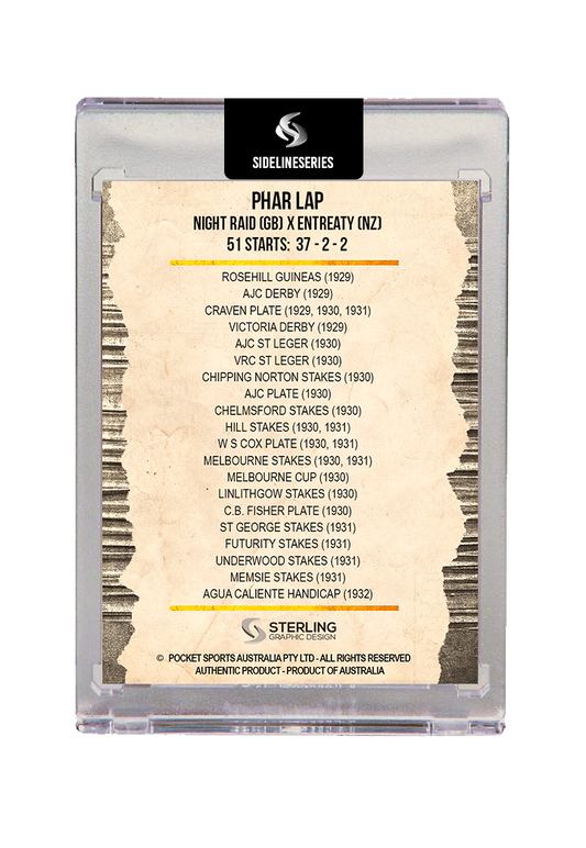 Phar Lap Vintage design