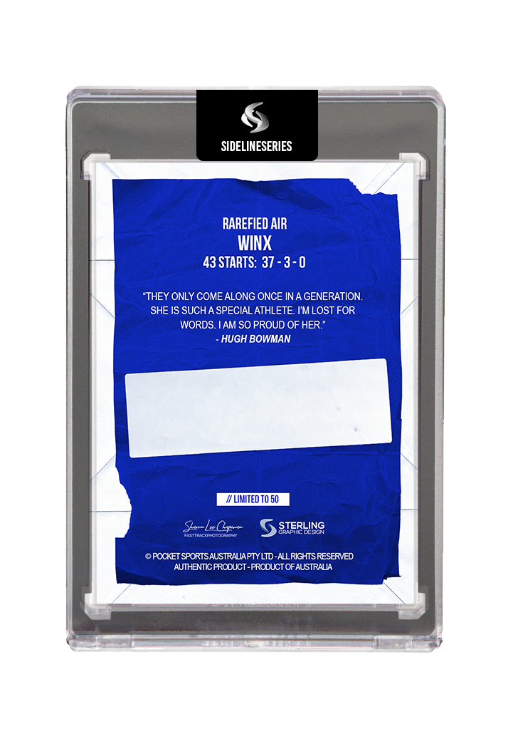 Winx X Hugh Bowman AUTO