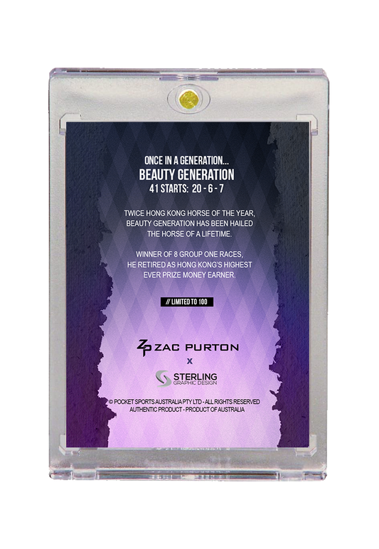 Beauty Generation x Zac Purton BASE variant card