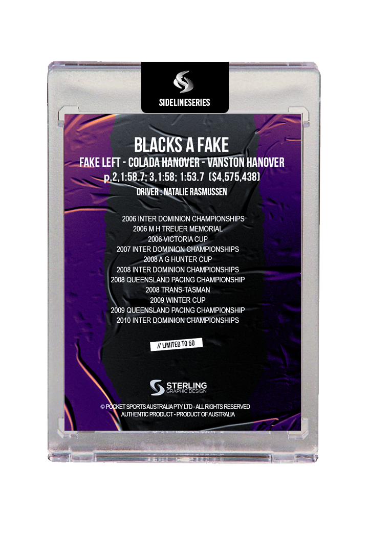 Harness Racing Edition #1 Blacks A Fake