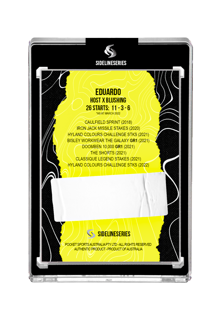 Eduardo x Nash Rawiller x Joe Pride - DUAL AUTOGRAPH edition