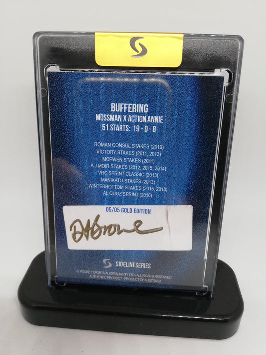 BUFFERING GOLD AUTO edition - includes free stand base