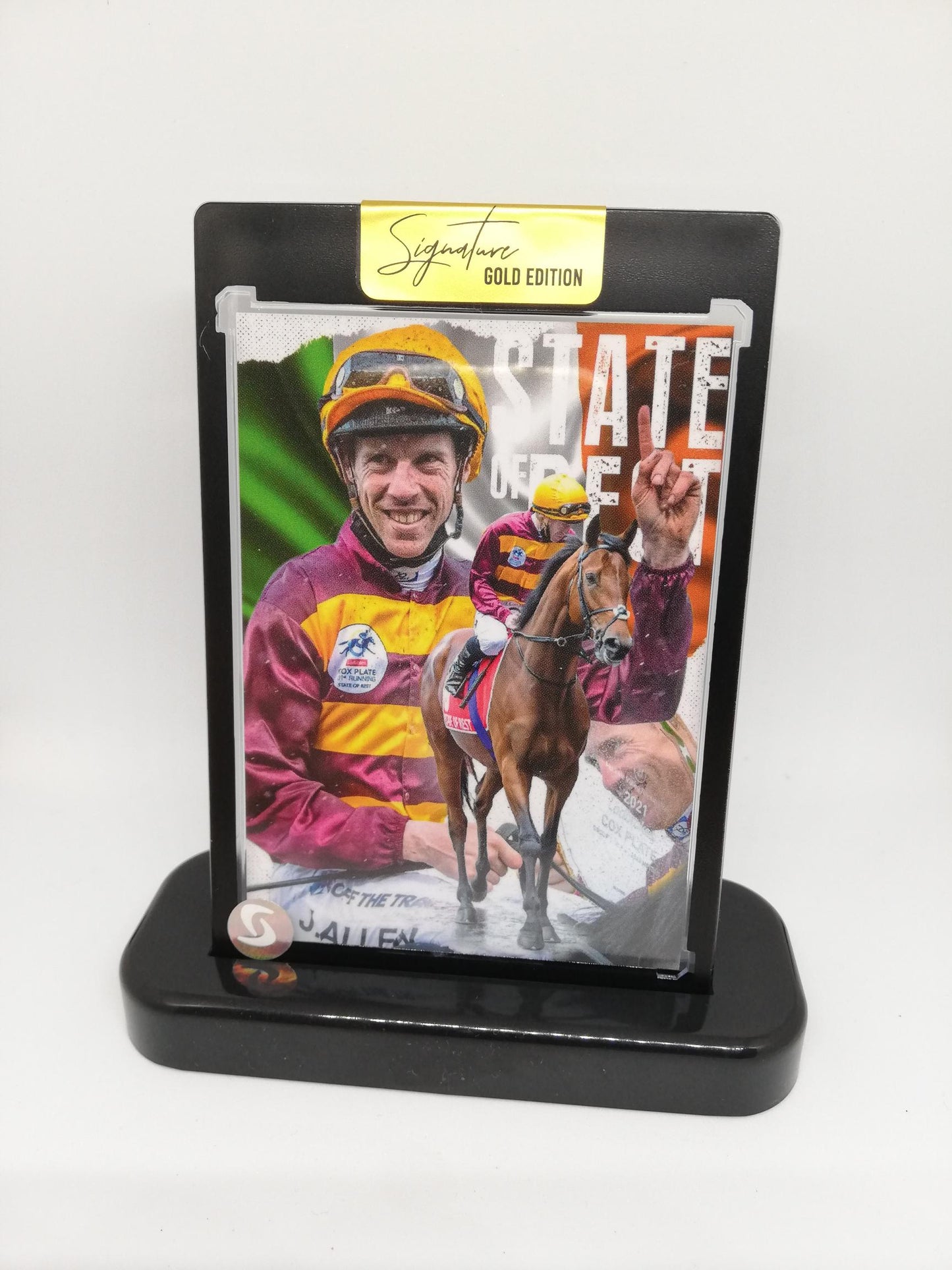 STATE OF REST GOLD AUTO edition - includes free stand base