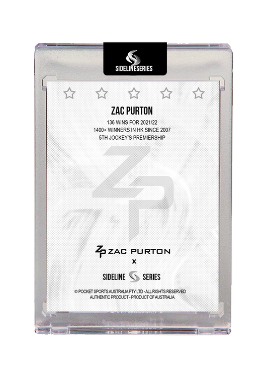 Zac Purton 5th Hong Kong Jockeys' Premiership card