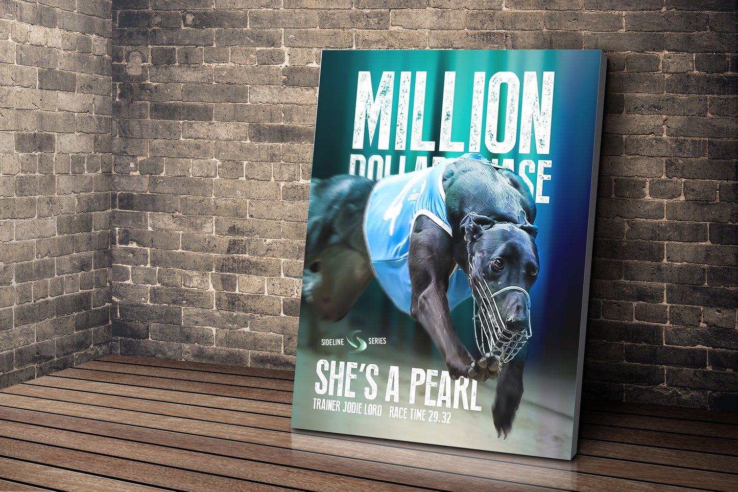 SHE'S A PEARL canvas wall art