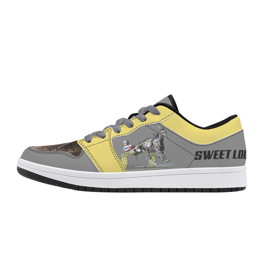 Sweet LOU Mens Low Top Leather Sneakers