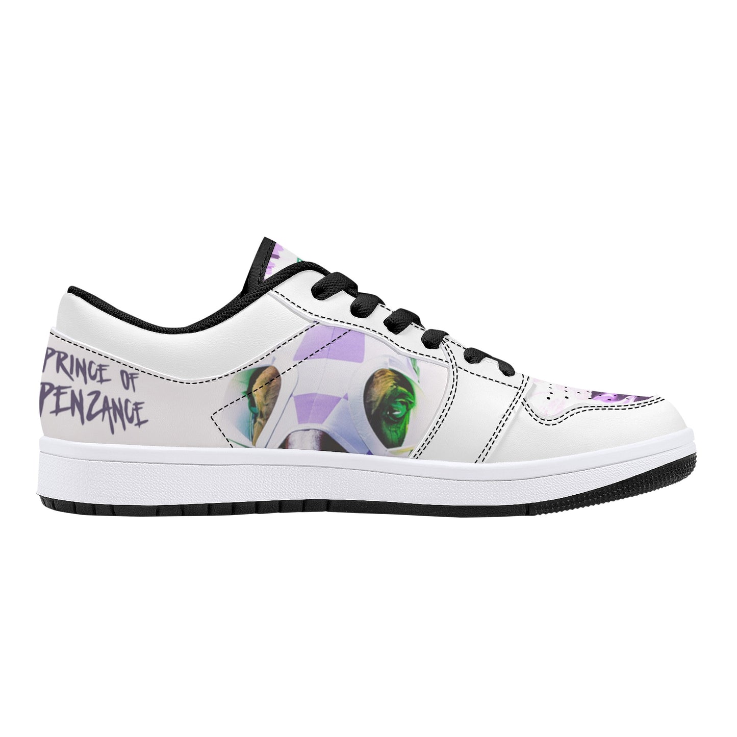 PRINCE OF PENZANCE Mens Low Top Leather Sneakers