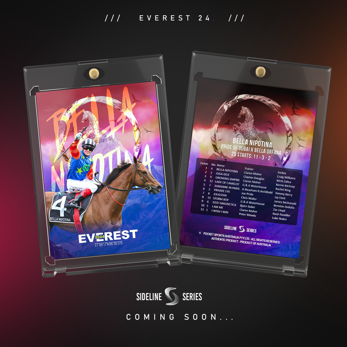 Bella Nipotina EVEREST 2024 winner SidelineSeries