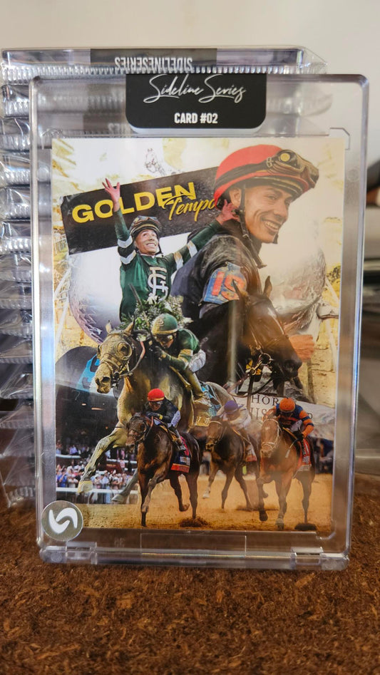 Golden Tempo Belmont Stakes Trading Card