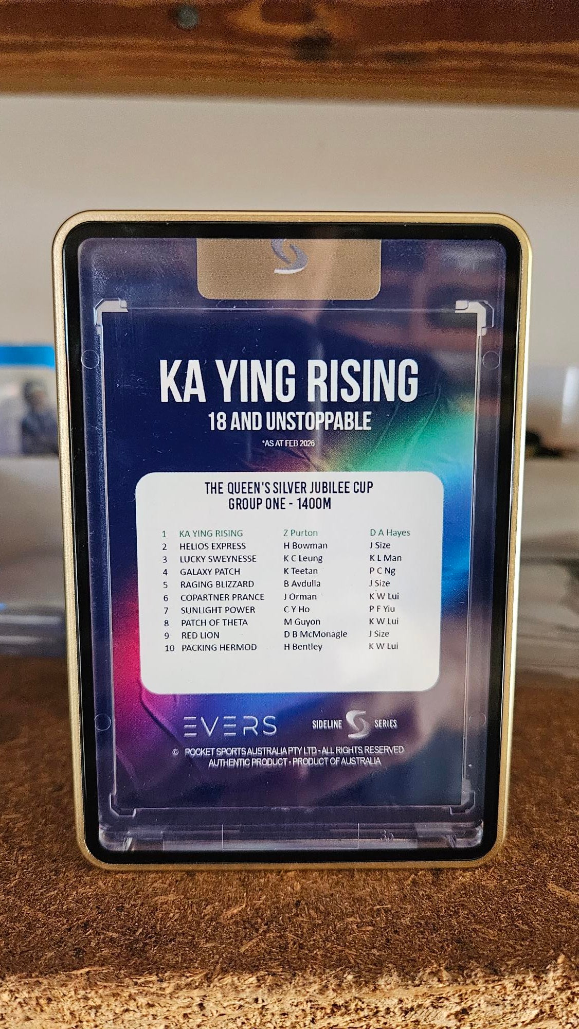 Ka Ying Rising – 18th Straight Win | One of One