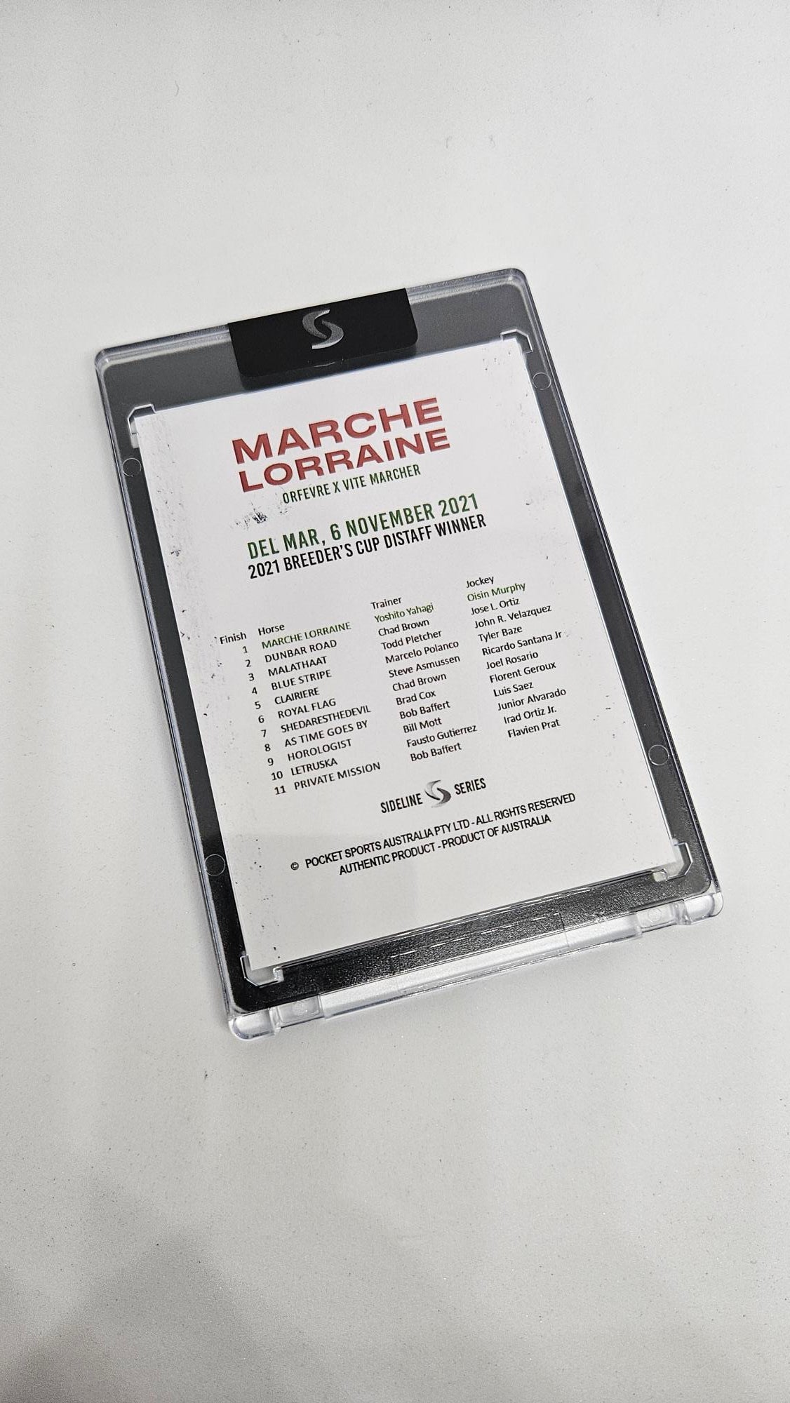 Marche Lorraine X Oisin Murphy AUTO Trading Card