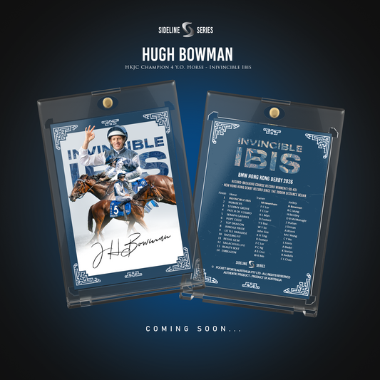 Hugh Bowman X Invincible Ibis AUTO Trading Card