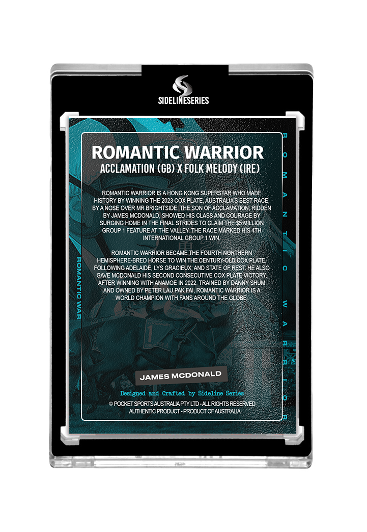 SILVER AUTO /25  Romantic Warrior X James McDonald