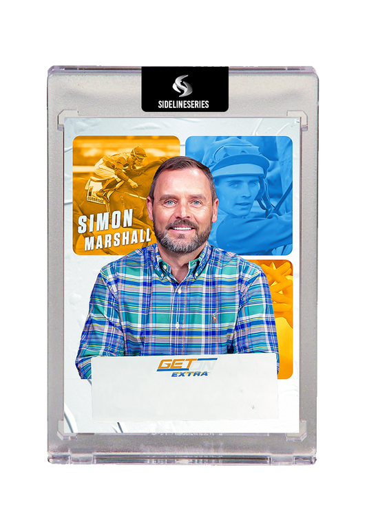 GetOn Extra host, Simon Marshall collectible card