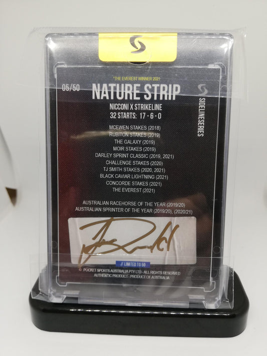 NATURE STRIP GOLD AUTO edition - includes free stand base