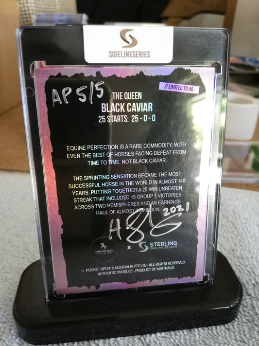 Artist Signed - Black Caviar HOLOFOIL - Limited to 5