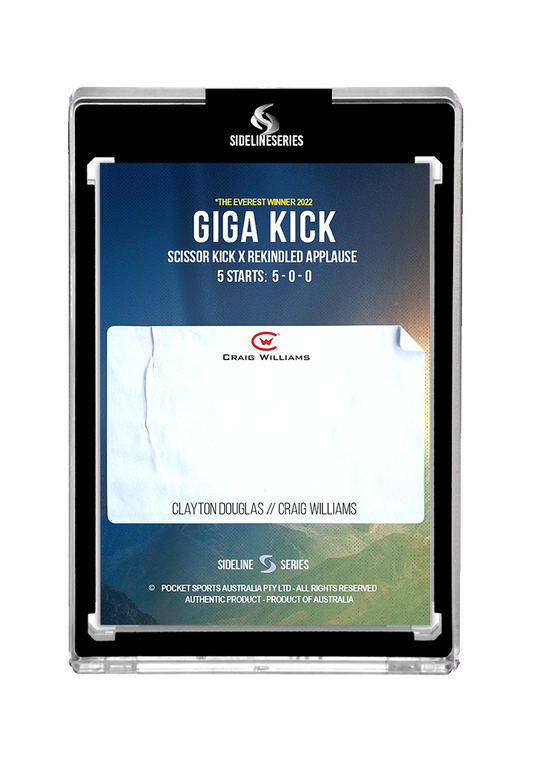 GIGA KICK 2 card set - GOLD AUTO - limited to 5
