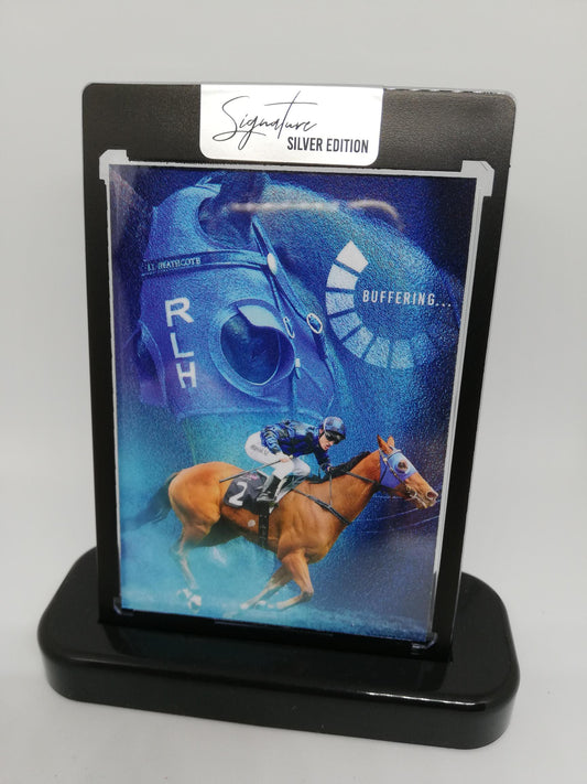 BUFFERING SILVER AUTO edition - includes free stand base